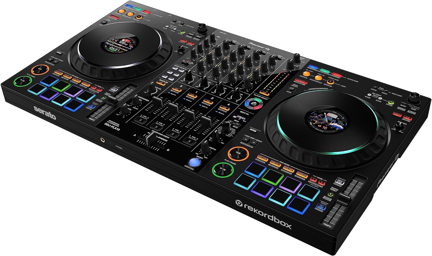 Pioneer DJ DDJ-FLX10 Limited Edition - 4-channel DJ controller for Rekordbox & Serato - Black image