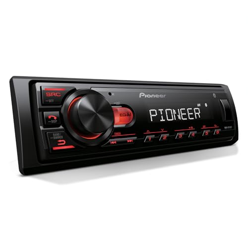 Pioneer MVH-S110BT 1-Din Digital Media Receiver Car Stereo – Bluetooth, USB Input, 50W x 4...
