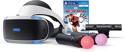 PlayerO Play-Station VR Marvel's Iron Man VR Bundle: Headset, Camera, 2 Move Motion...