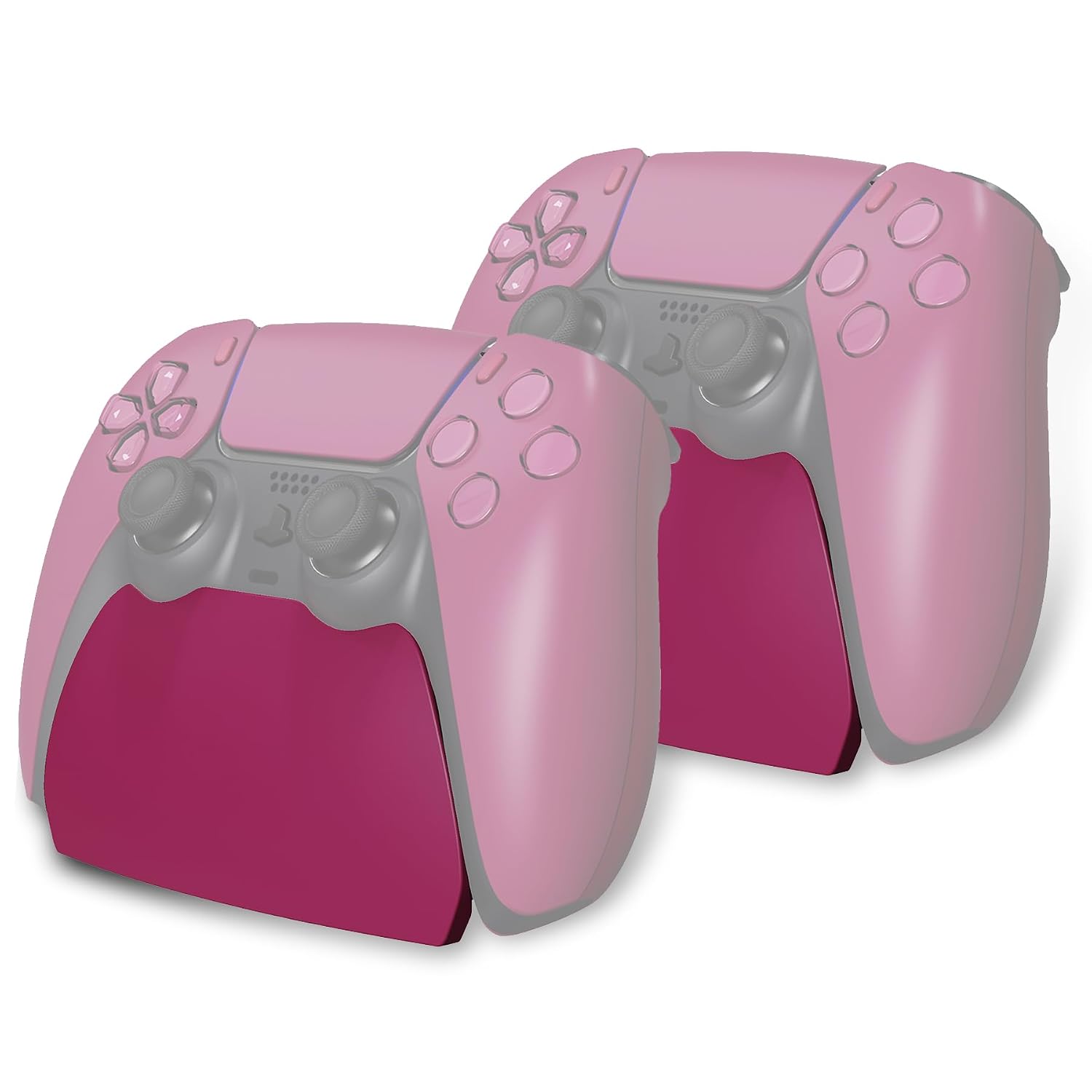 PlayVital 2 Pack Controller Display Stand for ps5, Gamepad Stand Desk Holder for ps5...
