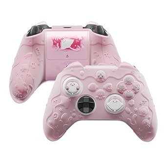PlayVital for Xbox Series X/S Controller Silicone Cover, Semi-Clear Cute Ocean Whisper...