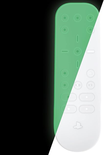 PlayVital Glow in Dark Green Silicone Protective Remote Case for ps5 Media Remote Cover...