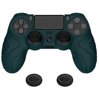 PlayVital Guardian Edition Racing Green Soft Anti-Slip Controller Silicone Case Cover for...