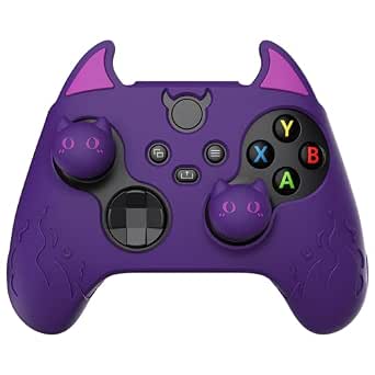 PlayVital Halloween Cute Demon Silicone Cover for Xbox Series X/S Controller, Kawaii...