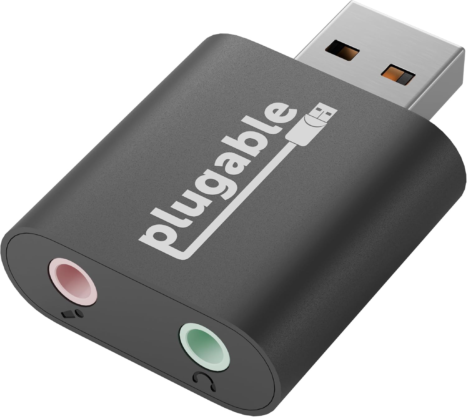 Plugable USB Audio Adapter Adds 3.5mm Speaker and Microphone Ports Because Your Laptop or PC...