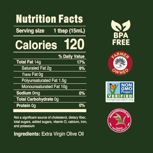 Pompeian Smooth Extra Virgin Olive Oil - 68 fl oz (2 L) First Cold Pressed Olive Oil for... image