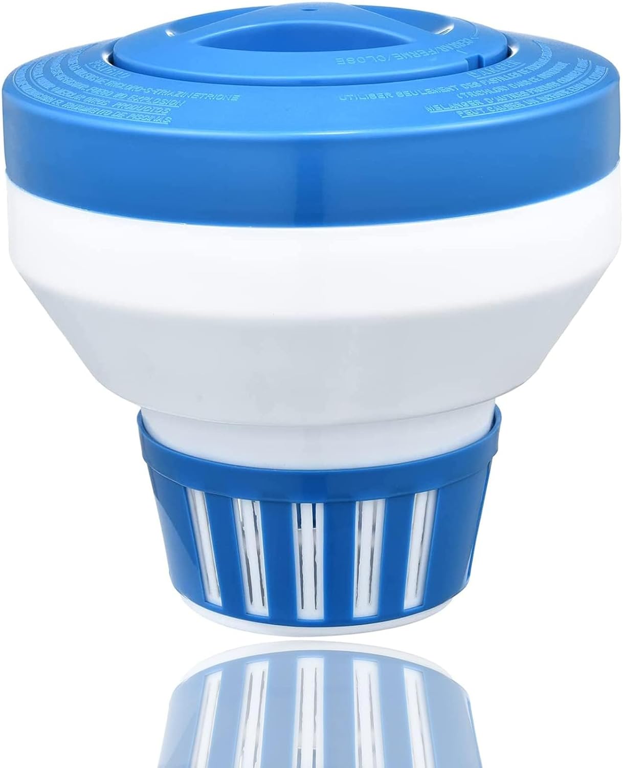 Pool Chlorine Floater, 7.5" Large Floating Chlorine Dispenser, Optimal Pool with Adjustable...