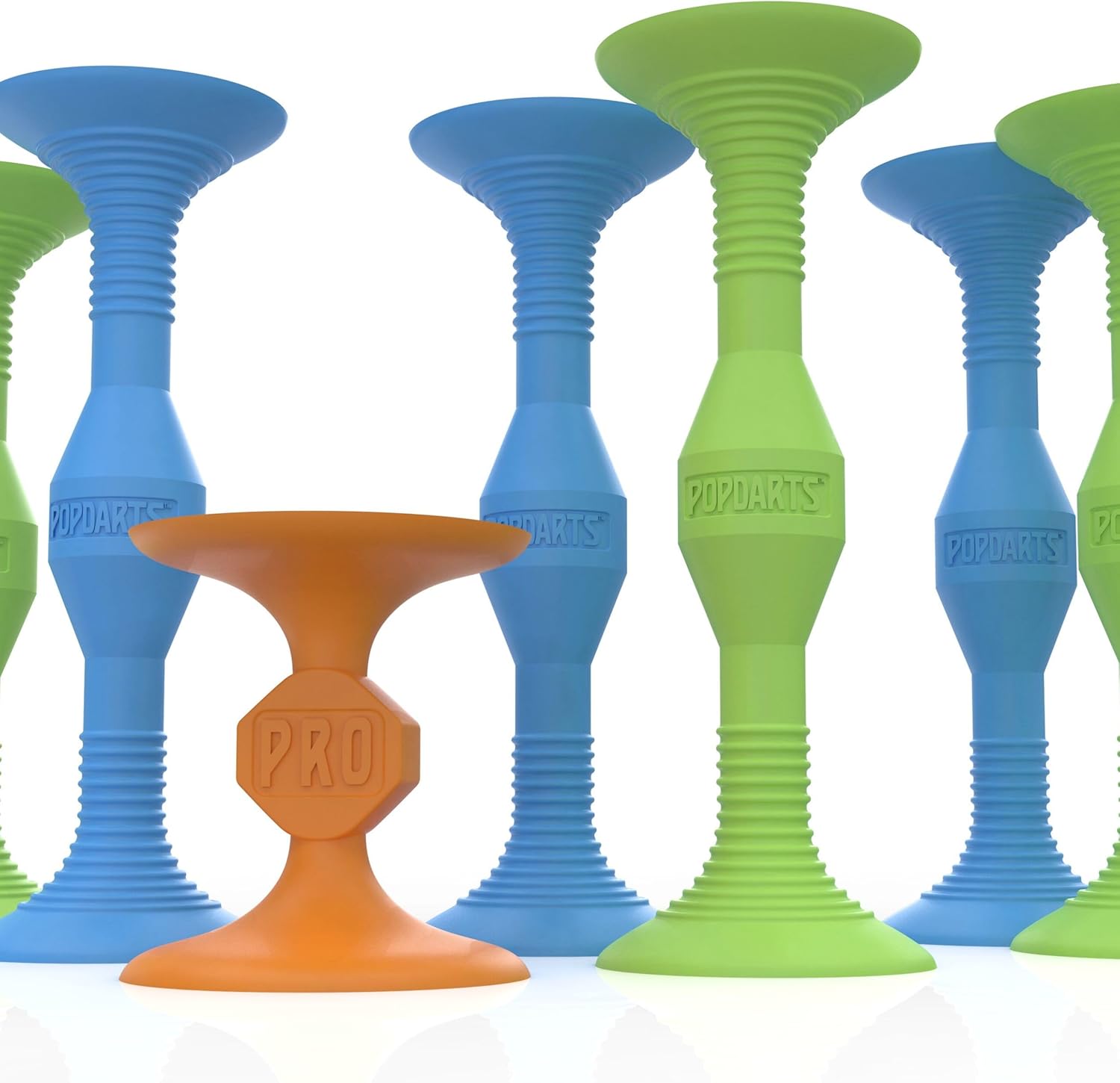 Popdarts Pro Pack (Blue and Green) - Indoor, Outdoor Suction Cup Throwing Game - Competition...