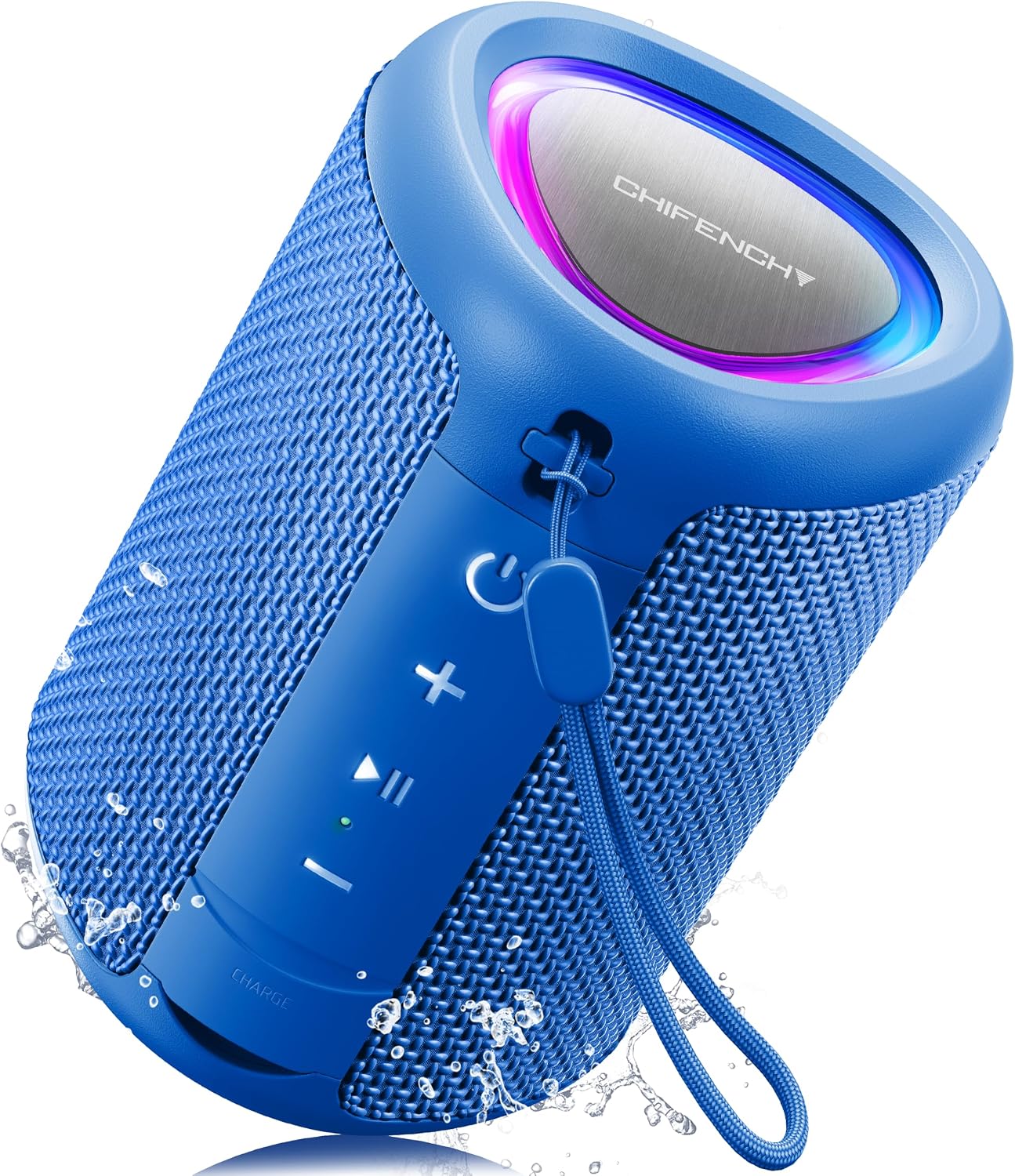 Portable Bluetooth Speaker Beach Essentials: Powerful Crystal Clear Sound/Dynamic Light/IPX5...