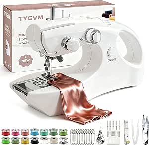 Portable Cordless Handheld Sewing Machine, 2 Modes for Two-Thread Stitching. Ideal Sewing...