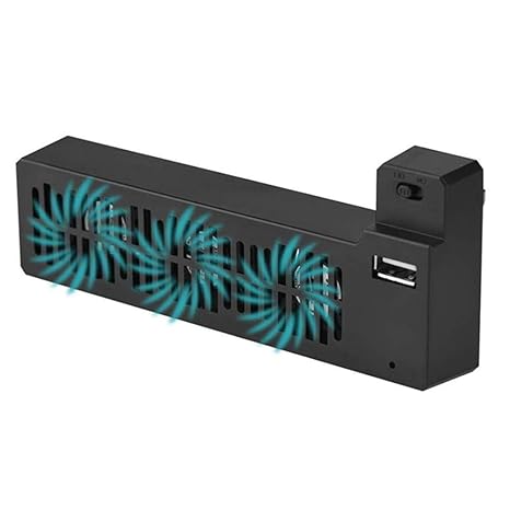 Portable USB External Cooling Fan for ONE X Game Console, Side Mounted Cooling Fans...