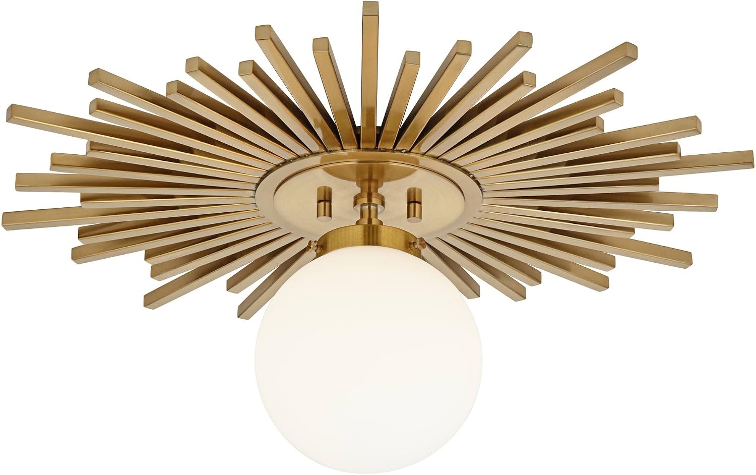 Possini Euro Design Hazel Modern Close to Ceiling Light Semi Flush Mount Fixture 24" Wide...