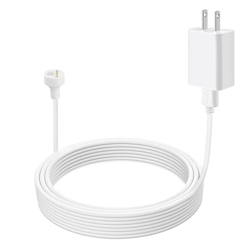 Power Cable for Google Nest Cam (2nd Gen) Outdoor or Indoor, 16FT/5M Weatherproof Battery...