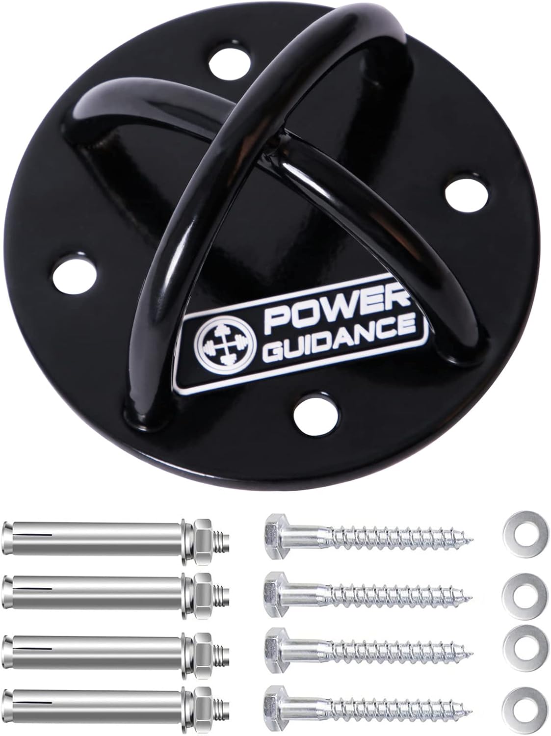 POWER GUIDANCE Wall and Ceiling Mount Bracket for Suspension Straps, Gymnastic Rings, Yoga...