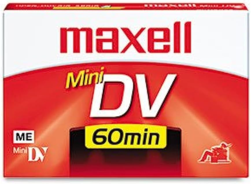 Premium Grade Mini DV Camcorder Tape Cassette, 60 Minutes