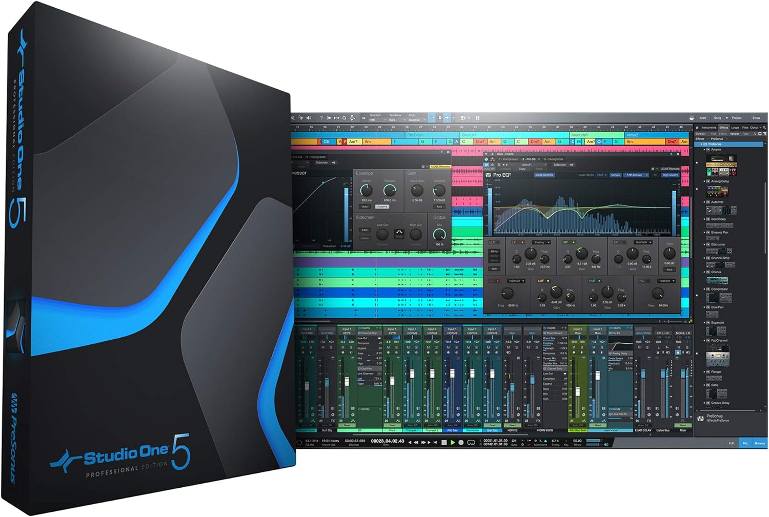 PreSonus Studio One 5 Professional Upgrade from Artist Physical Download Card Version (S15...