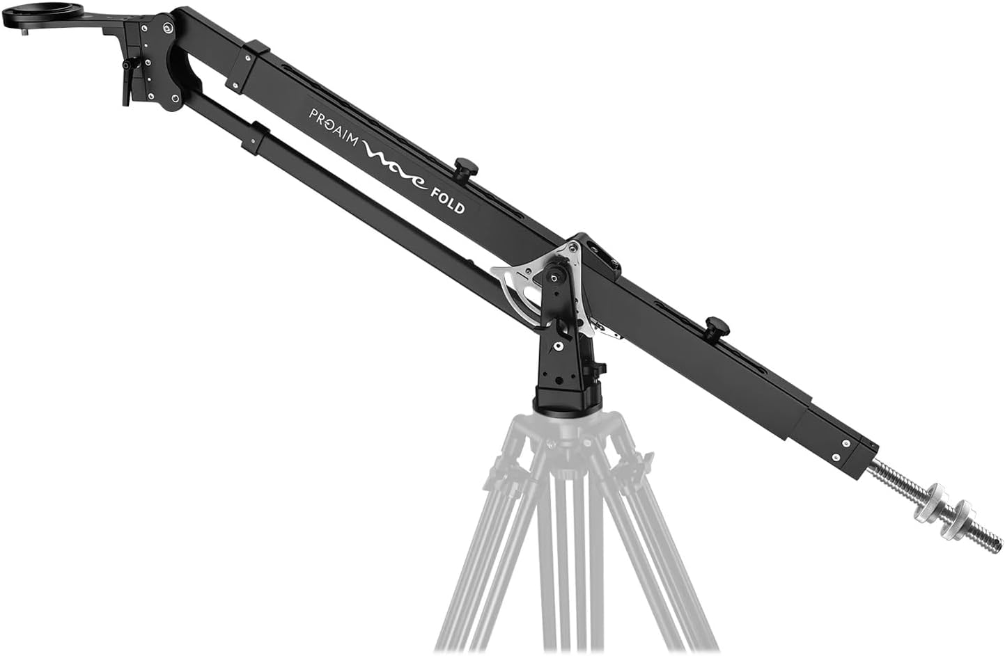 PROAIM 7.2ft Wave Fold Video Camera Jib Crane. 15kg/33lb Payload. 100mm Camera & Tripod...