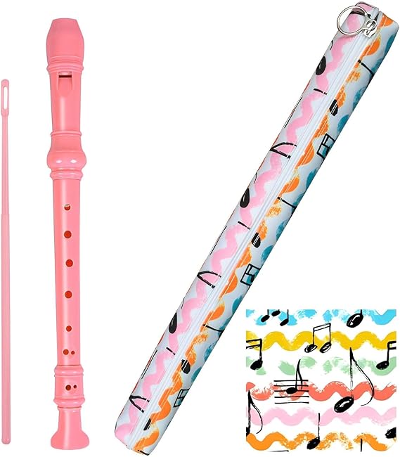 Professional German Style 8-Hole C Key Soprano Recorder for Kids & Beginners - Includes...