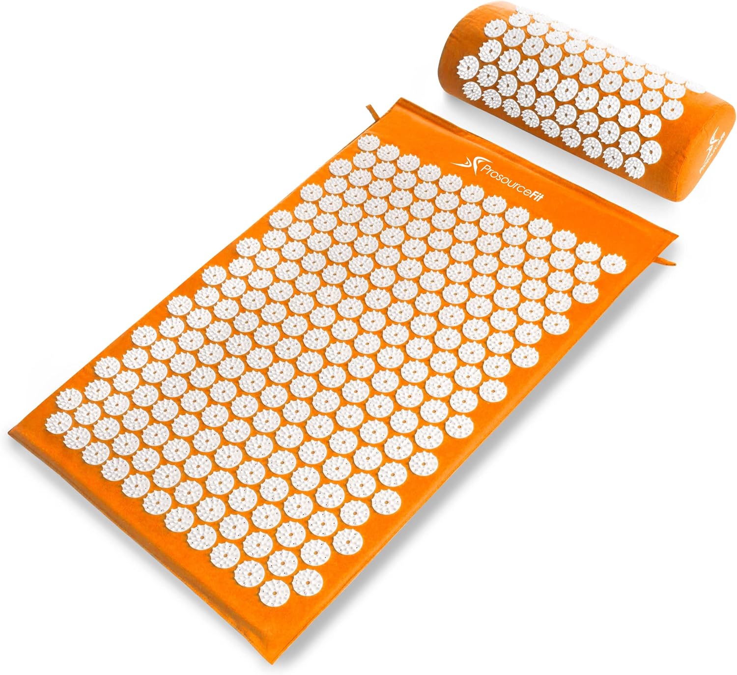ProsourceFit Acupressure Mat and Pillow Set for Back/Neck Pain Relief and Muscle Relaxation image