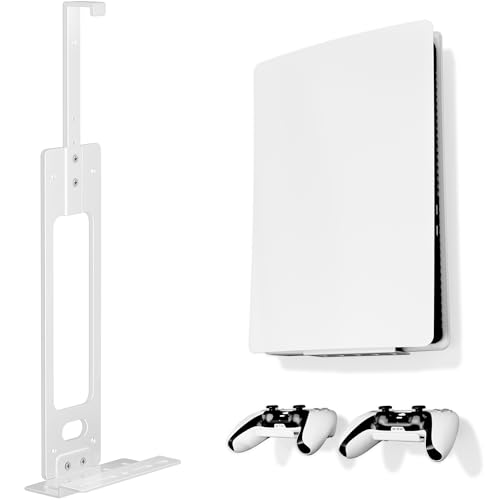 PS5 Wall Mount Kit for PlayStation 5 Console, Compatible with PS5 Disc, Digital, Slim & Pro...