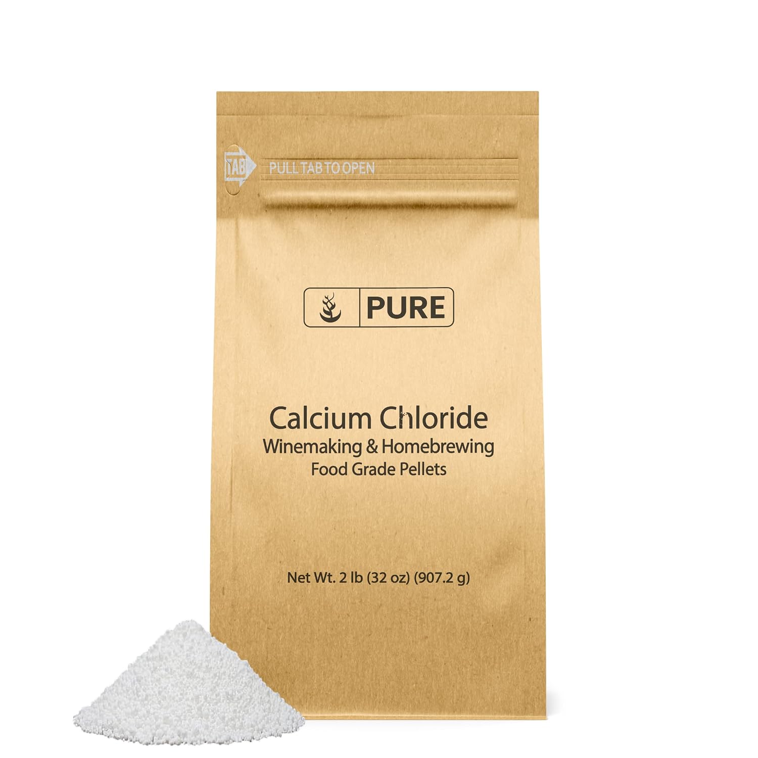 Pure Original Ingredients Calcium Chloride (2 lb) Food Safe, for Wine Making, Home Brew, &...
