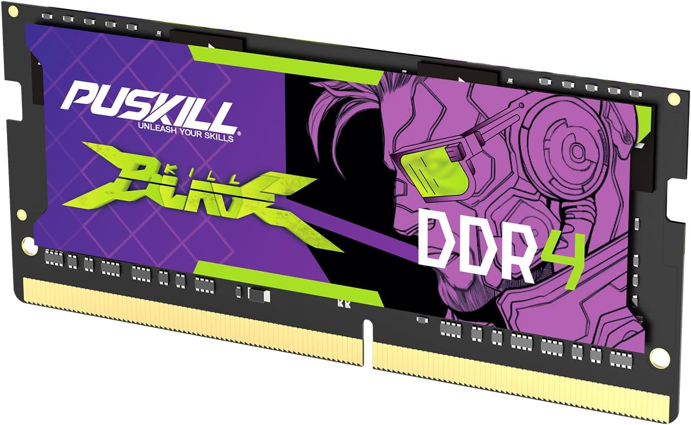 PUSKILL DDR4 Laptop RAM 16GB 3200MHz (PC4-25600) 260-Pin SODIMM CL22 1.2V - Single Module...