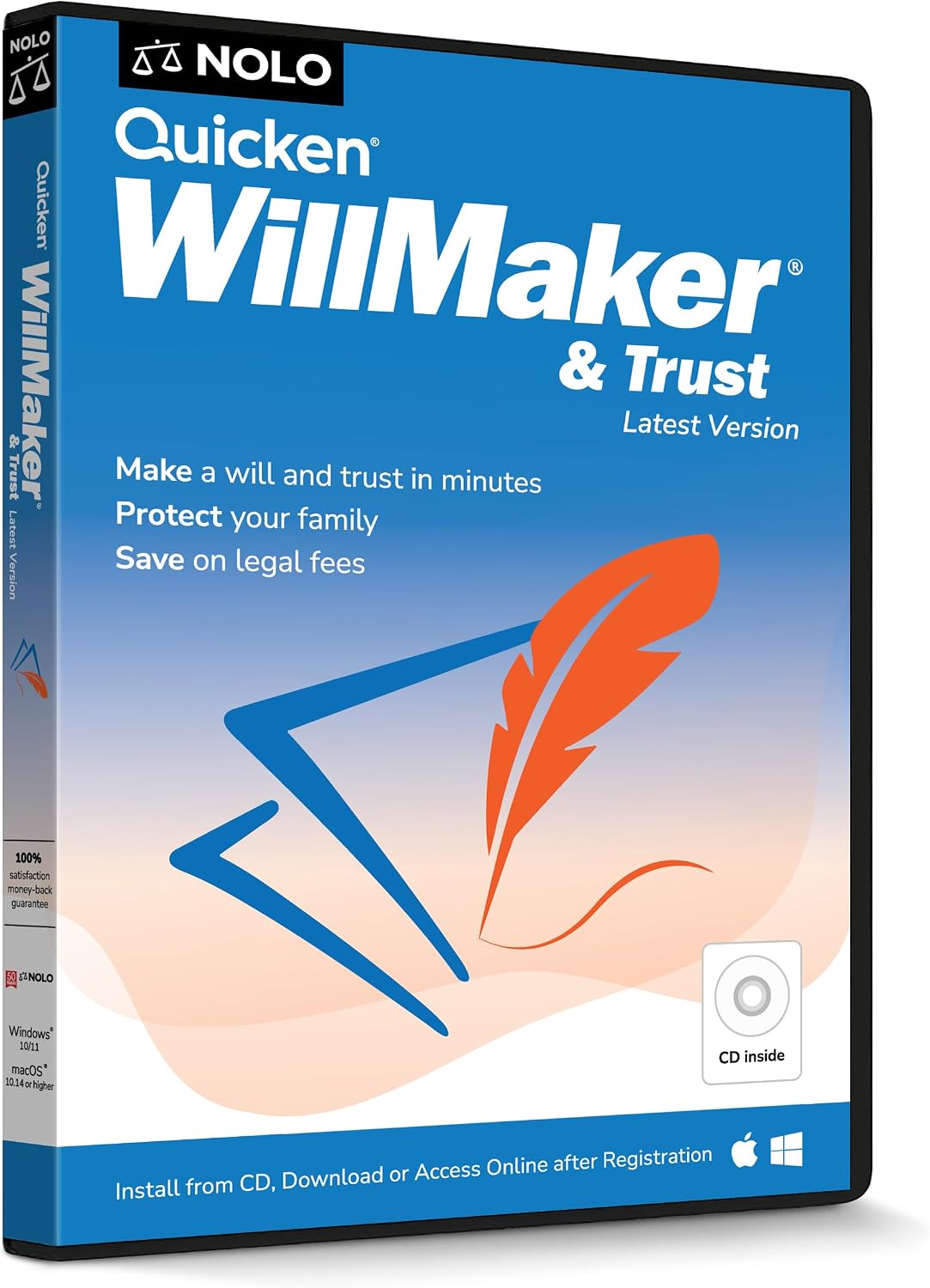 Quicken WillMaker & Trust 2026 - Estate Planning Software - Will, Living Trust, Health Care...