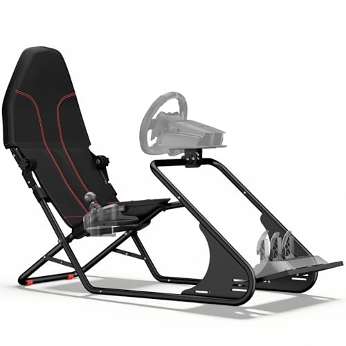 RACGTING Racing Simulator Cockpit - Adjustable Sim Racing Cockpit with Seat Compatible with...