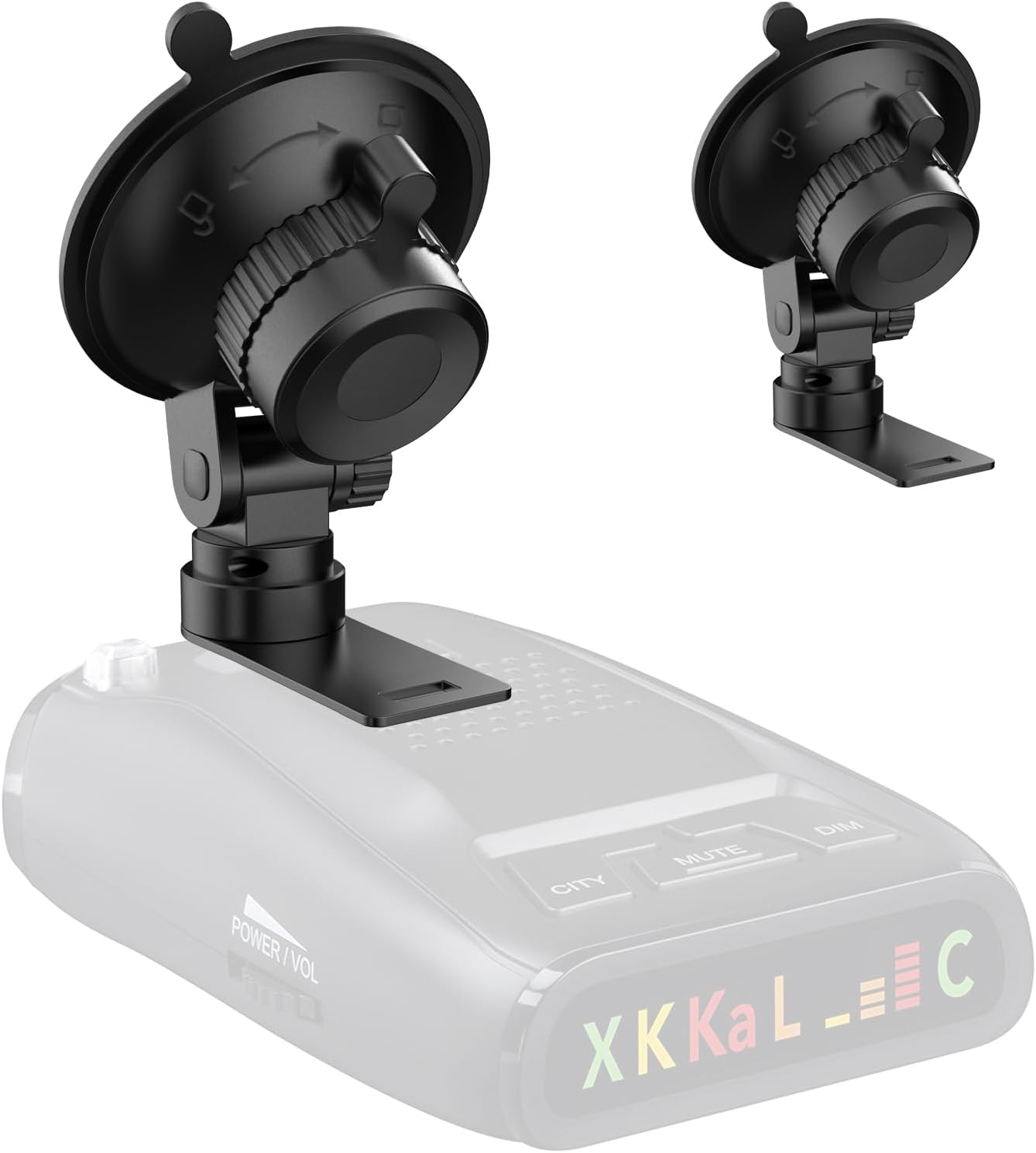 Radar Detector Mount,Car Windshield &Dashboard Suction Cup Bracket,Suitable for UNIDEN R1 R2...