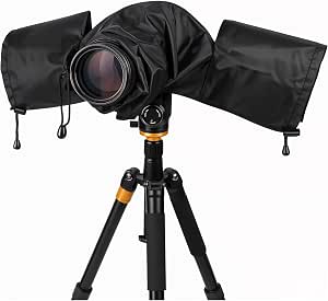 REFLEX CAMERA Universal Protective Waterproof DSLR/SLR Rain Cover with Drawstring Sleeves &...