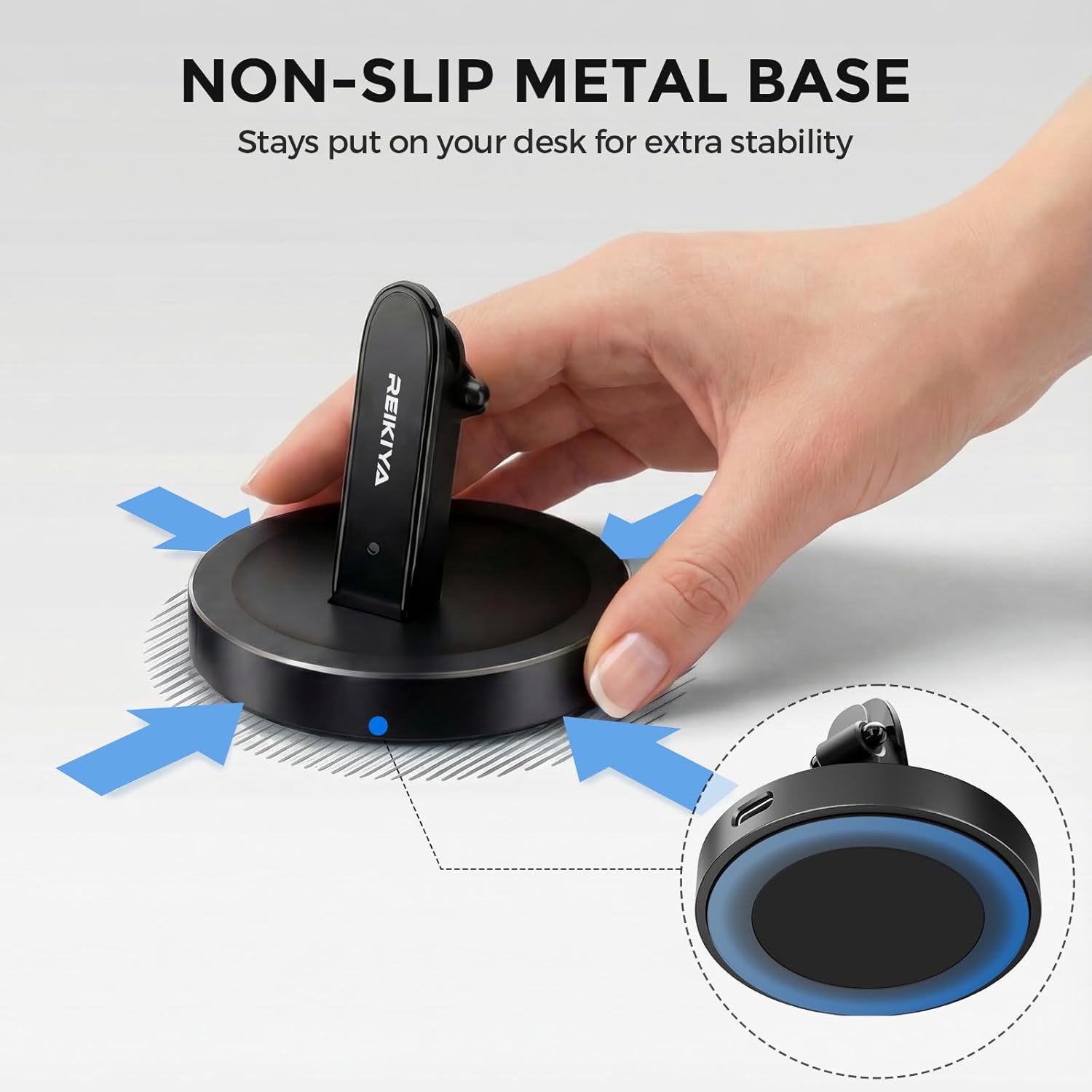 REIKIYA Charging Stand for Ray-Ban Meta Smart Glasses (Gen 1 & 2), Portable Charging Dock... image