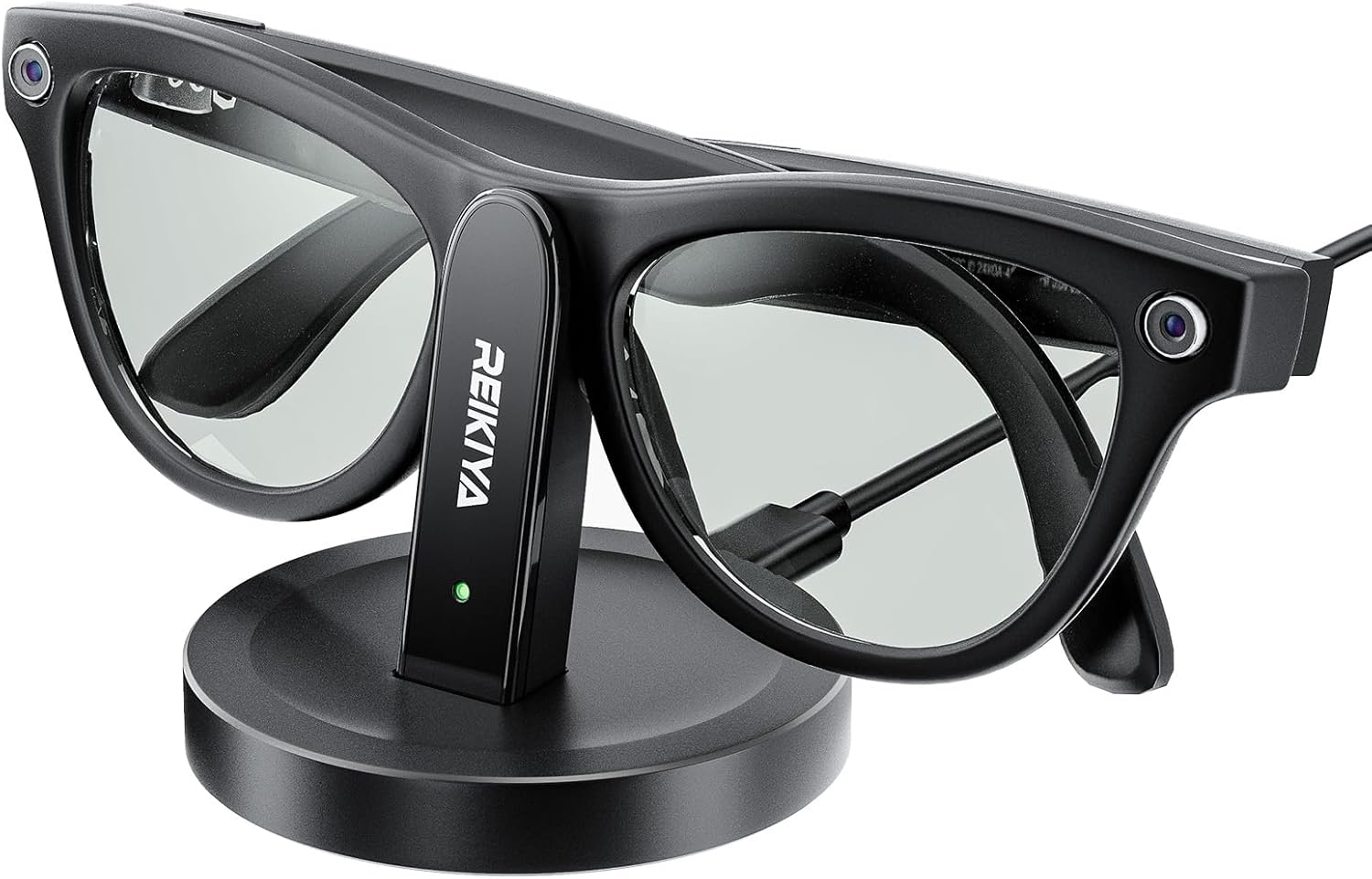 REIKIYA Charging Stand for Ray-Ban Meta Smart Glasses (Gen 1 & 2), Portable Charging Dock...