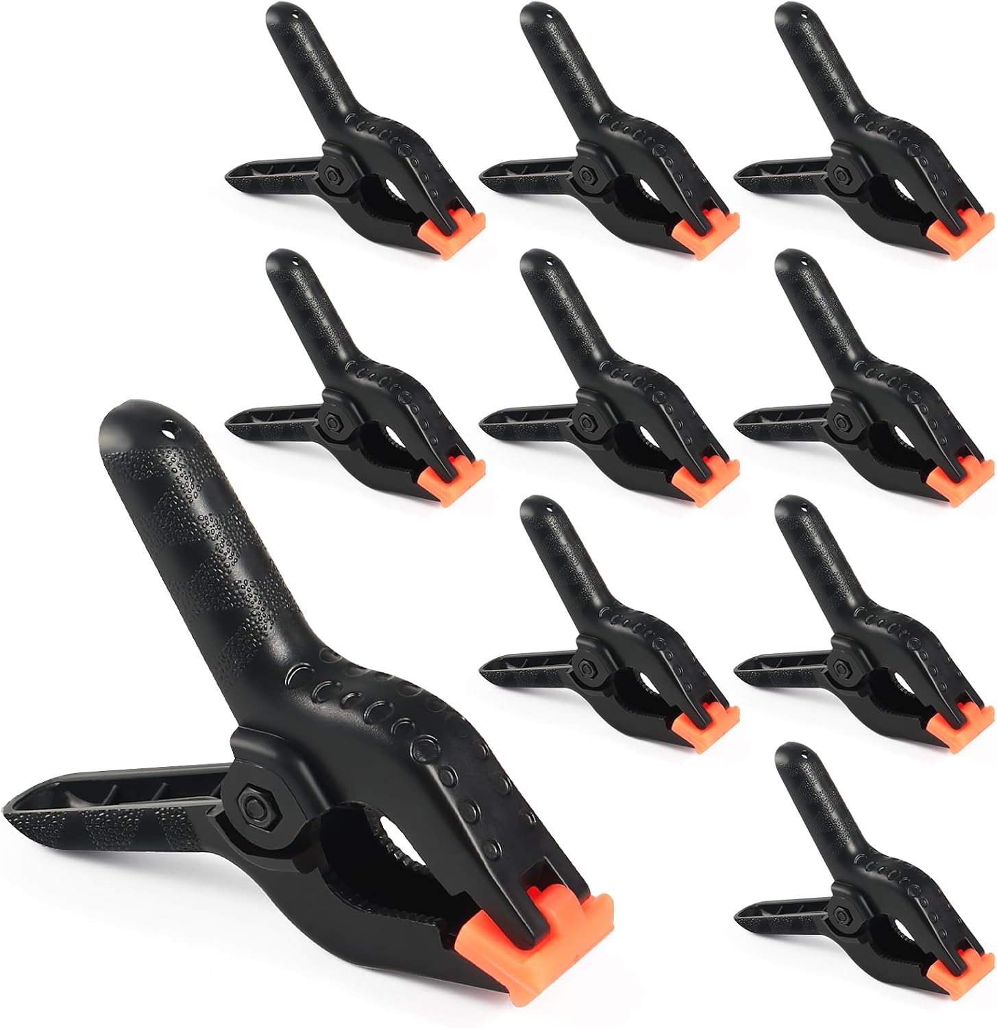 RELBRO Spring Clamps, 4.5 Inch Large Plastic Clips for Balloon Arch Backdrop Craft...
