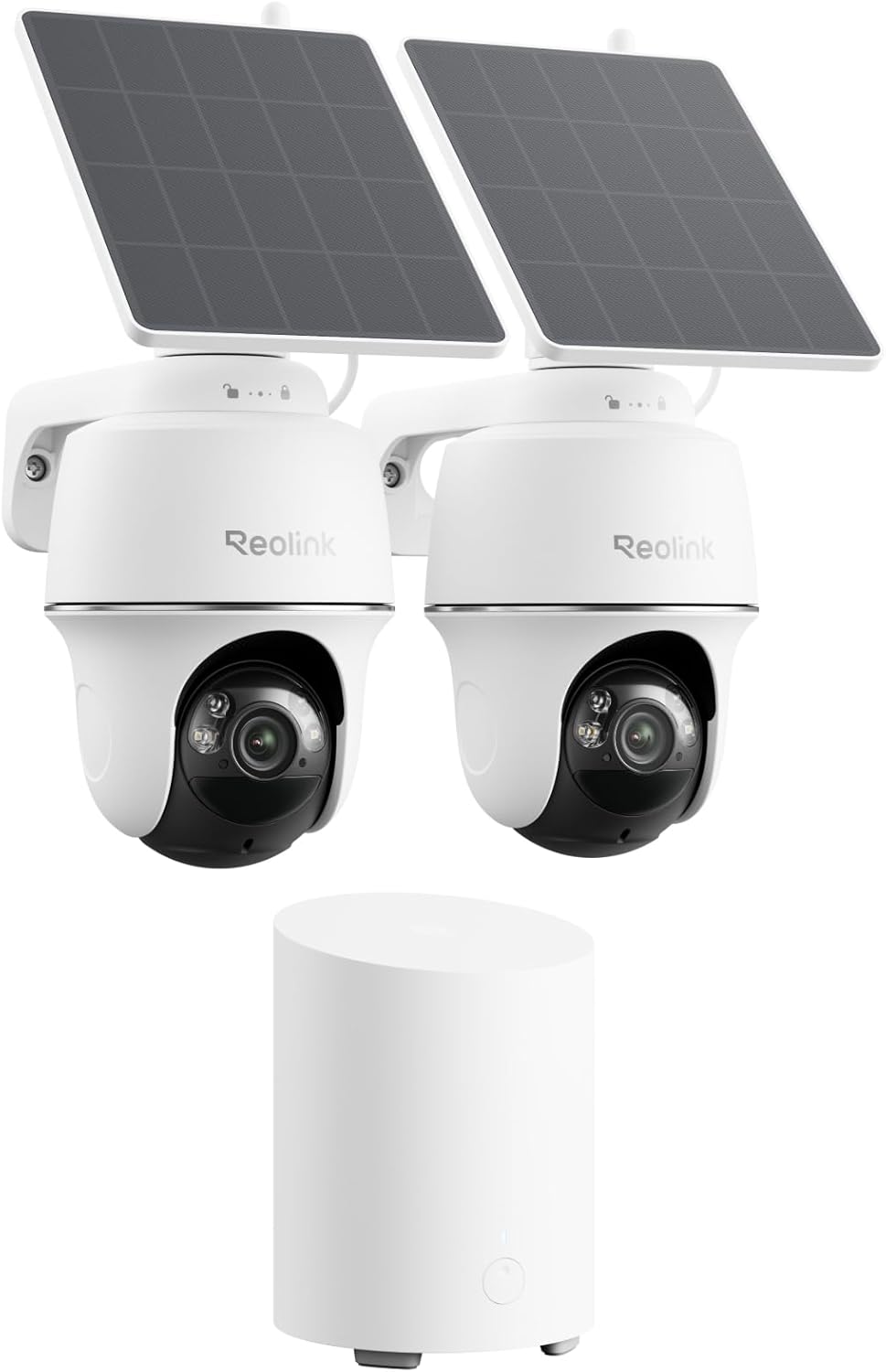 REOLINK 5MP Solar Security Cameras Wireless Outdoor, 360° Pan Tilt Auto-Tracking, Smart AI...