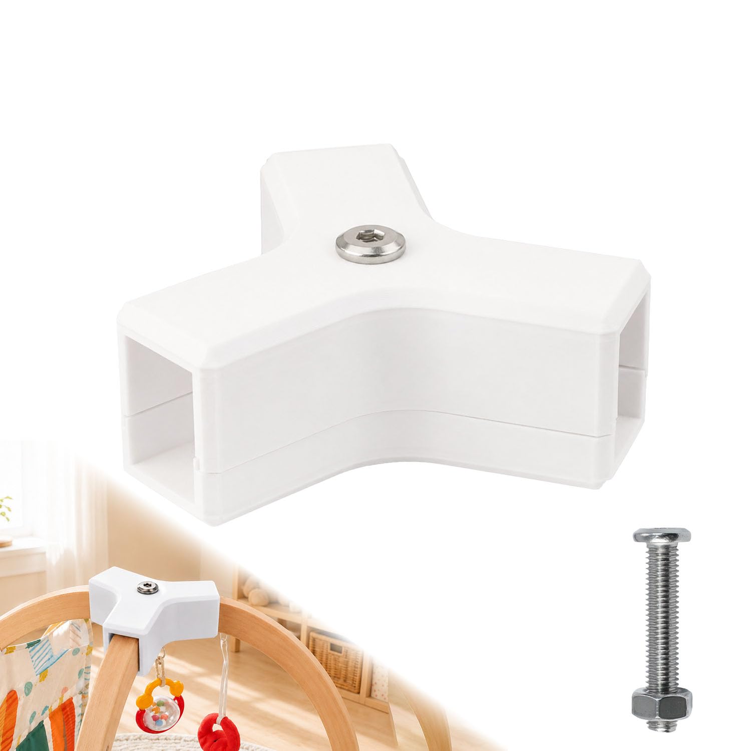 Replacement Top Connector for Lovevery Play Gym, Top Clamp/Bracket, Compatible with Former...