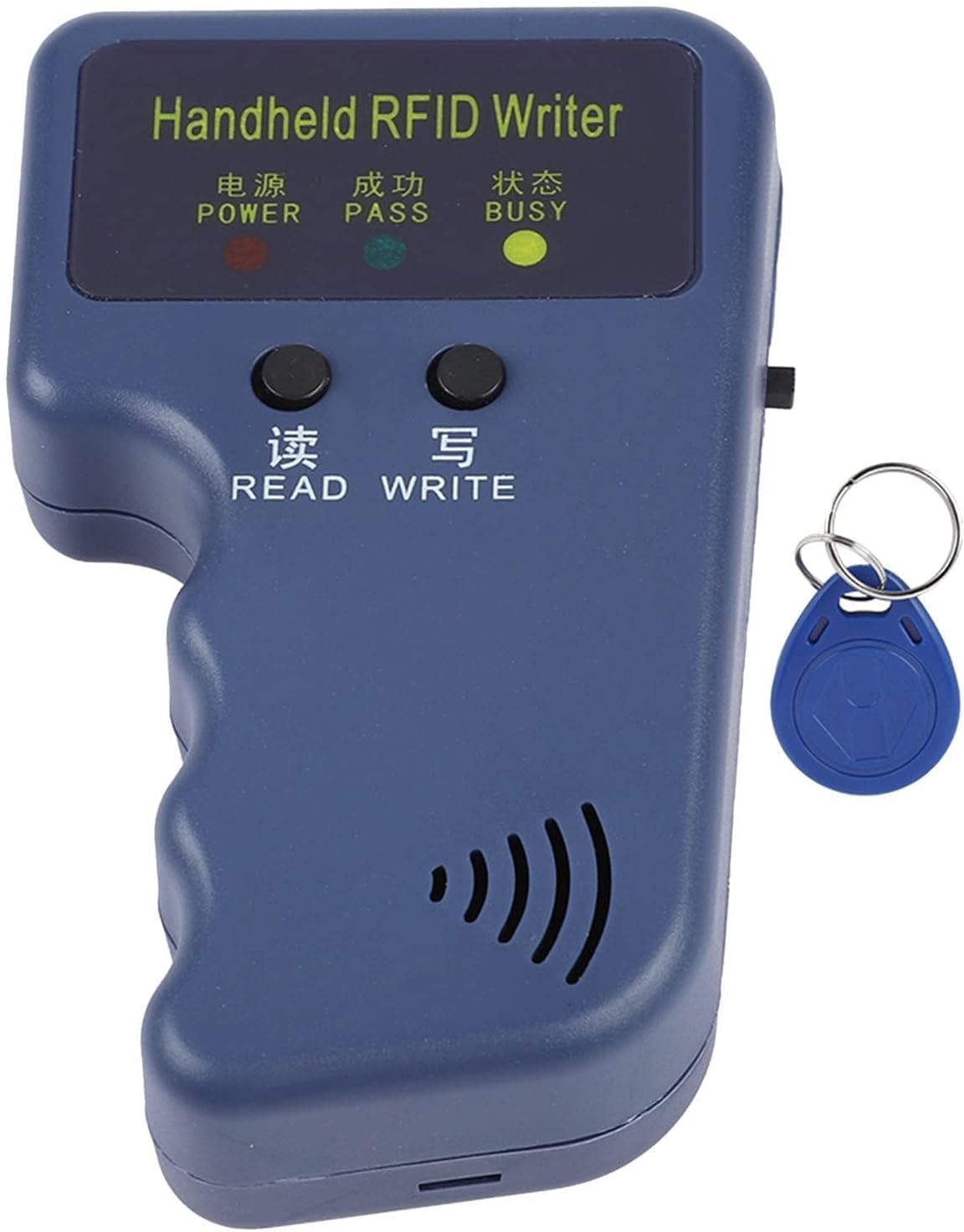 RFID Reader Writer, 125KHz EM4100 Handheld ID Card Copier Duplicator Reader Writer Scanner...