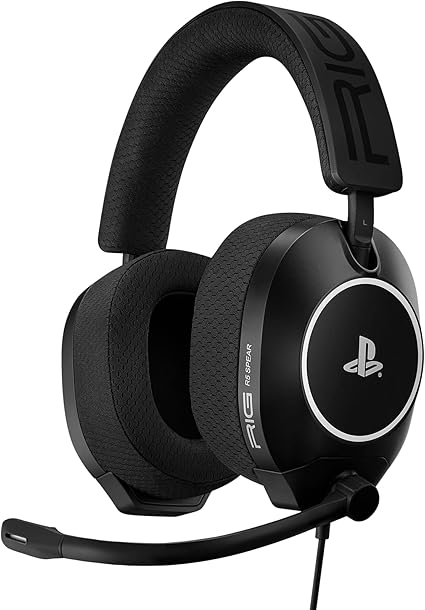 RIG R5 Spear PRO HS Wired Gaming Headset Officially Licensed for PlayStation, PS5, PS4, PC...
