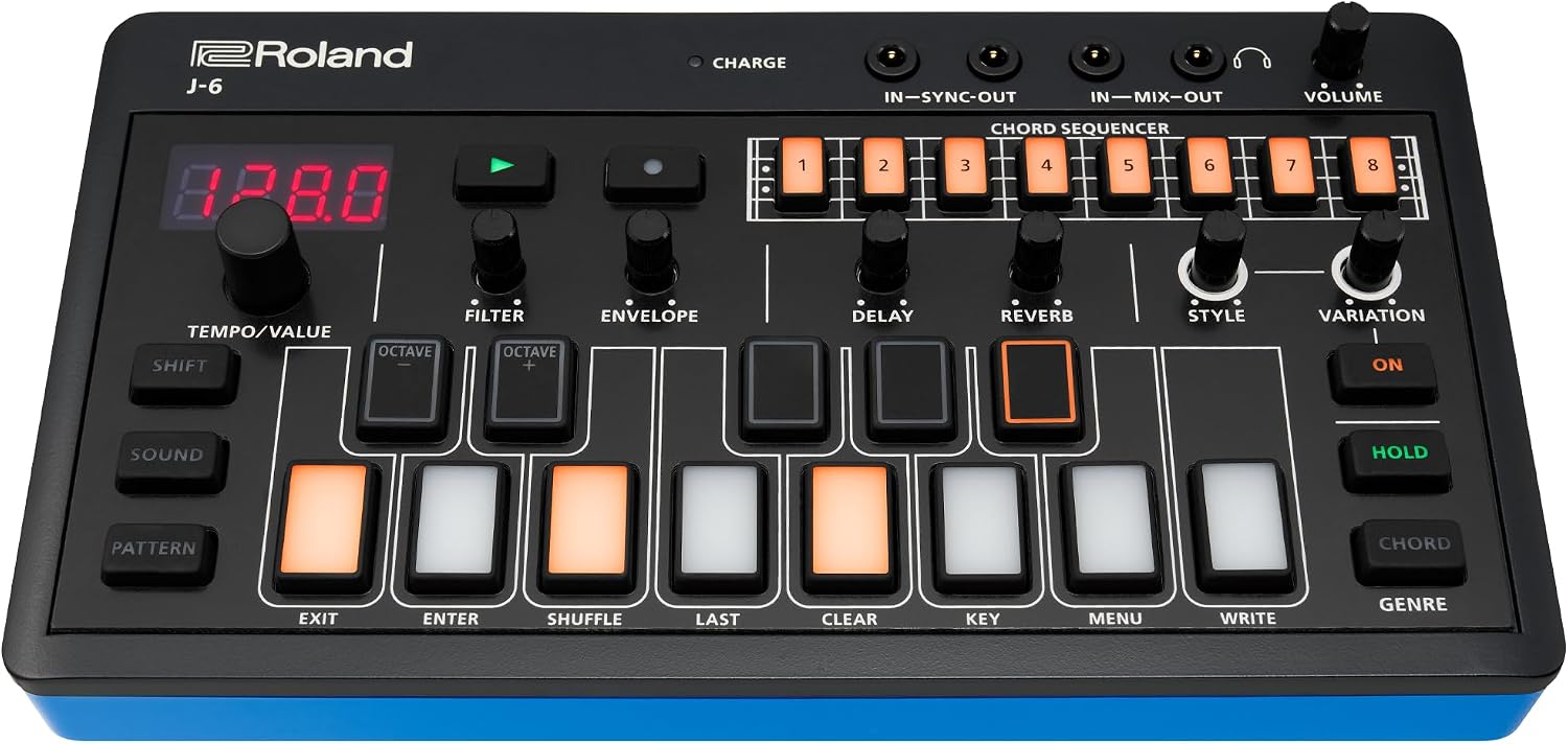 Roland AIRA Compact J-6 CHORD SYNTH | Portable song creation machine with professional...