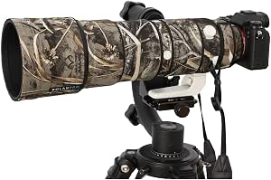 ROLANPRO Waterproof Camouflage Cover for Sony FE 200-600mm F5.6-6.3 G OSS Protective Sleeve...