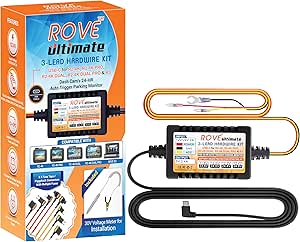 ROVE Ultimate Dash Cam Hardwire Kit with USB-C Port for R2-4K, R2-4K PRO, R2-4K Dual, R2-4K...
