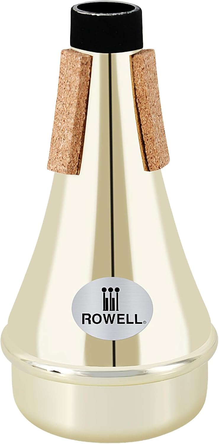 ROWELL Trumpet Mute ABS Straight Trumpet Mute Lightweight Practice Trumpet Mute Trumpet...