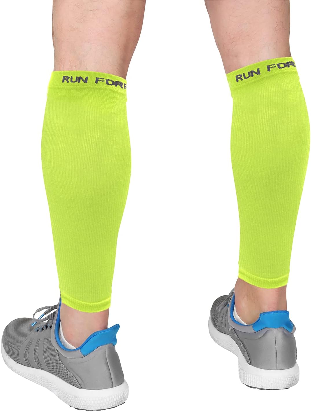 Run Forever Calf Compression Sleeves for Men and Women - Leg Compression Sleeve - Footless...