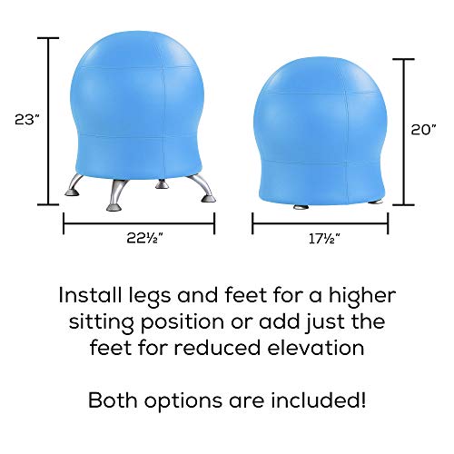 Safco Products Zenergy Stability Exercise Ball Chair, 23"H or 20"H image