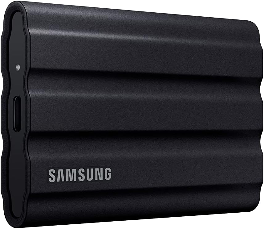 Samsung T7 Shield 2TB, Portable SSD, up-to 1050MB/s, USB 3.2 Gen2, Rugged,IP65 Water & Dust...