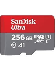 SANDISK 256GB Ultra microSDXC UHS-I Memory Card with Adapter - Up to 150MB/s, C10, U1, Full...