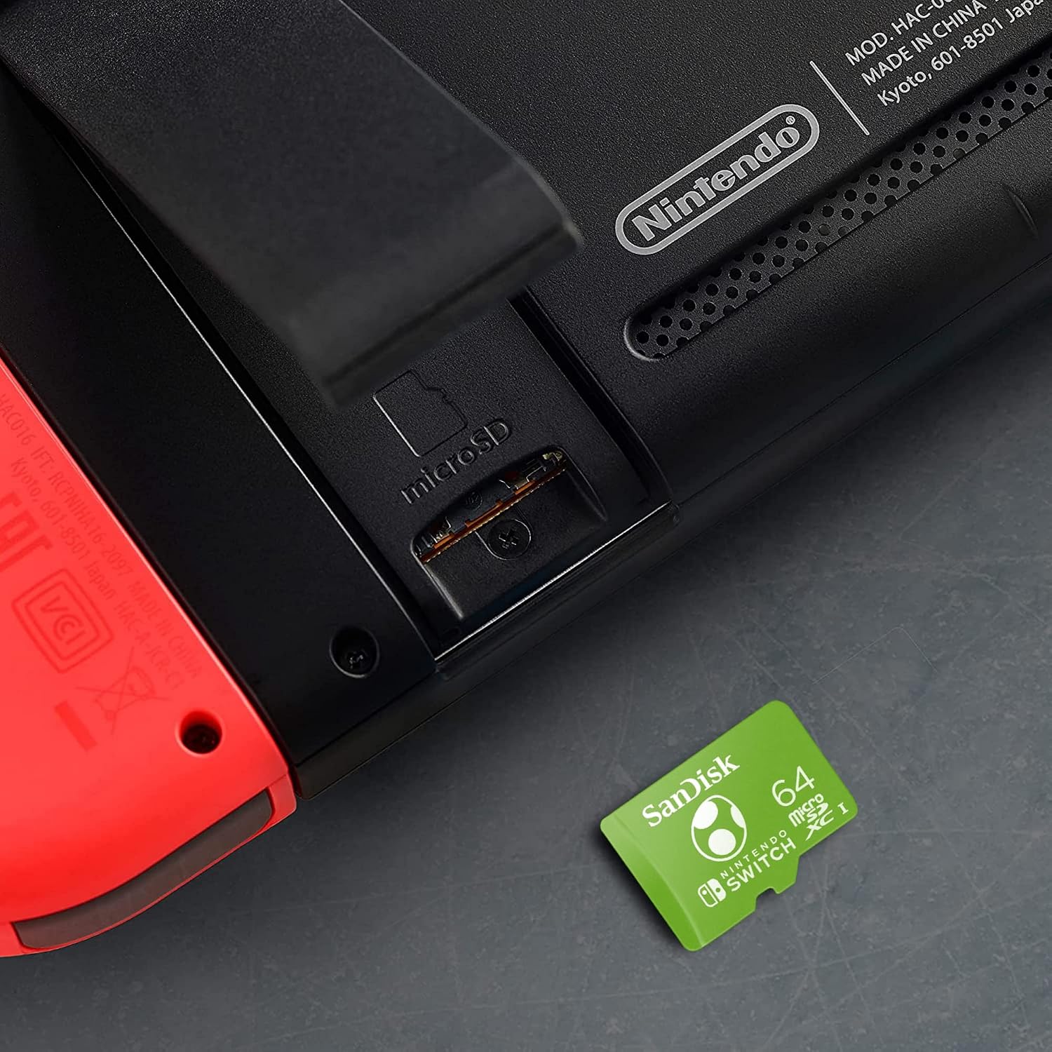 SanDisk 64GB microSDXC-Card Licensed for Nintendo-Switch, Yoshi Edition - SDSQXAO-064G-GN6ZN image