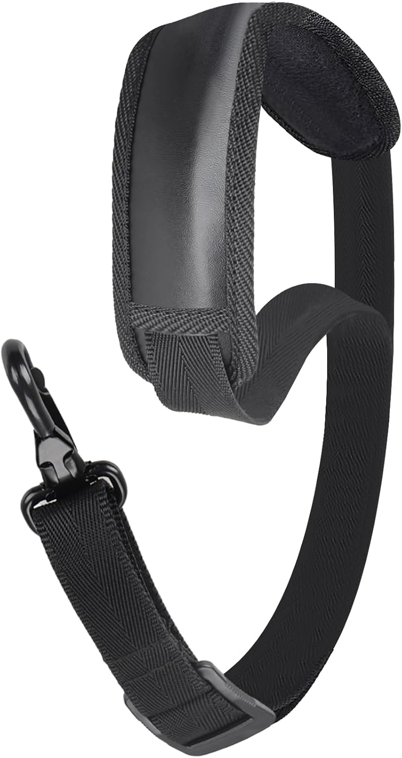 Saxophone Neck Strap, Soft Adjustable Sax Leather Padded for Alto Tenor Soprano Baritone...