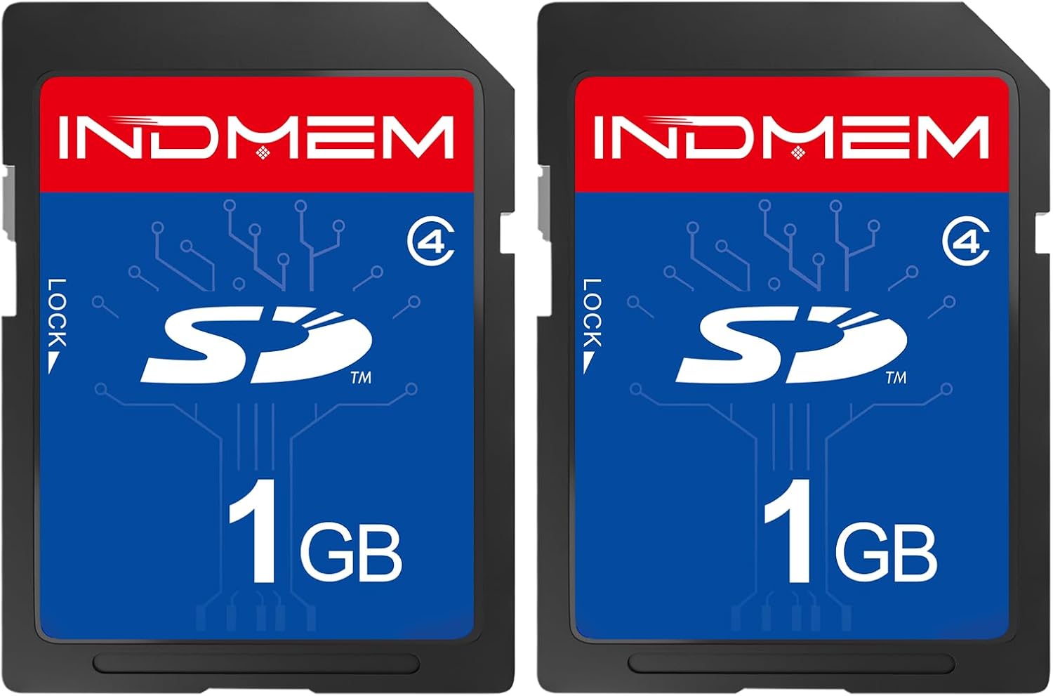 SD Card 1GB (2 Pack) Class 4 Flash Memory Cards MLC Stanard Secure Digital Cards Camera...