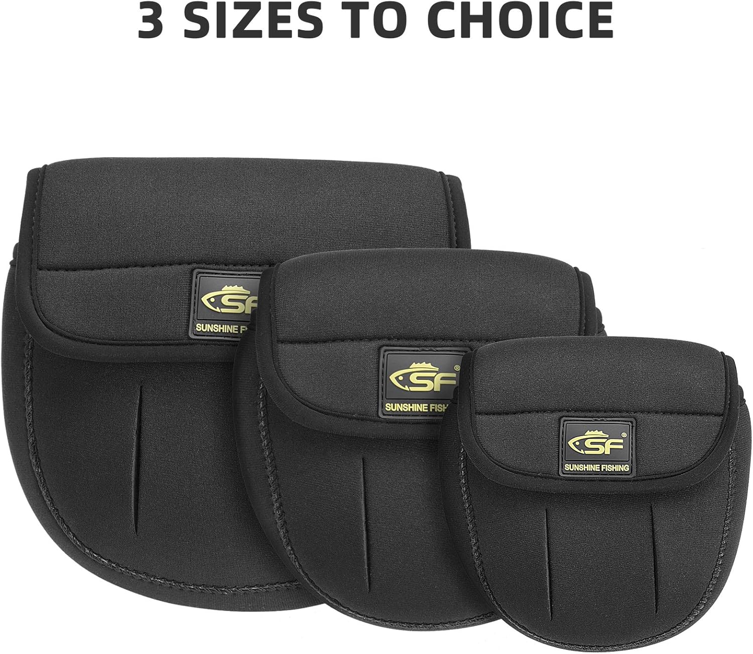 SF Spinning Reel Cover Case Bag Pouch Glove Fits 200 500 1000 2000 3000 4000 5000 6000... image