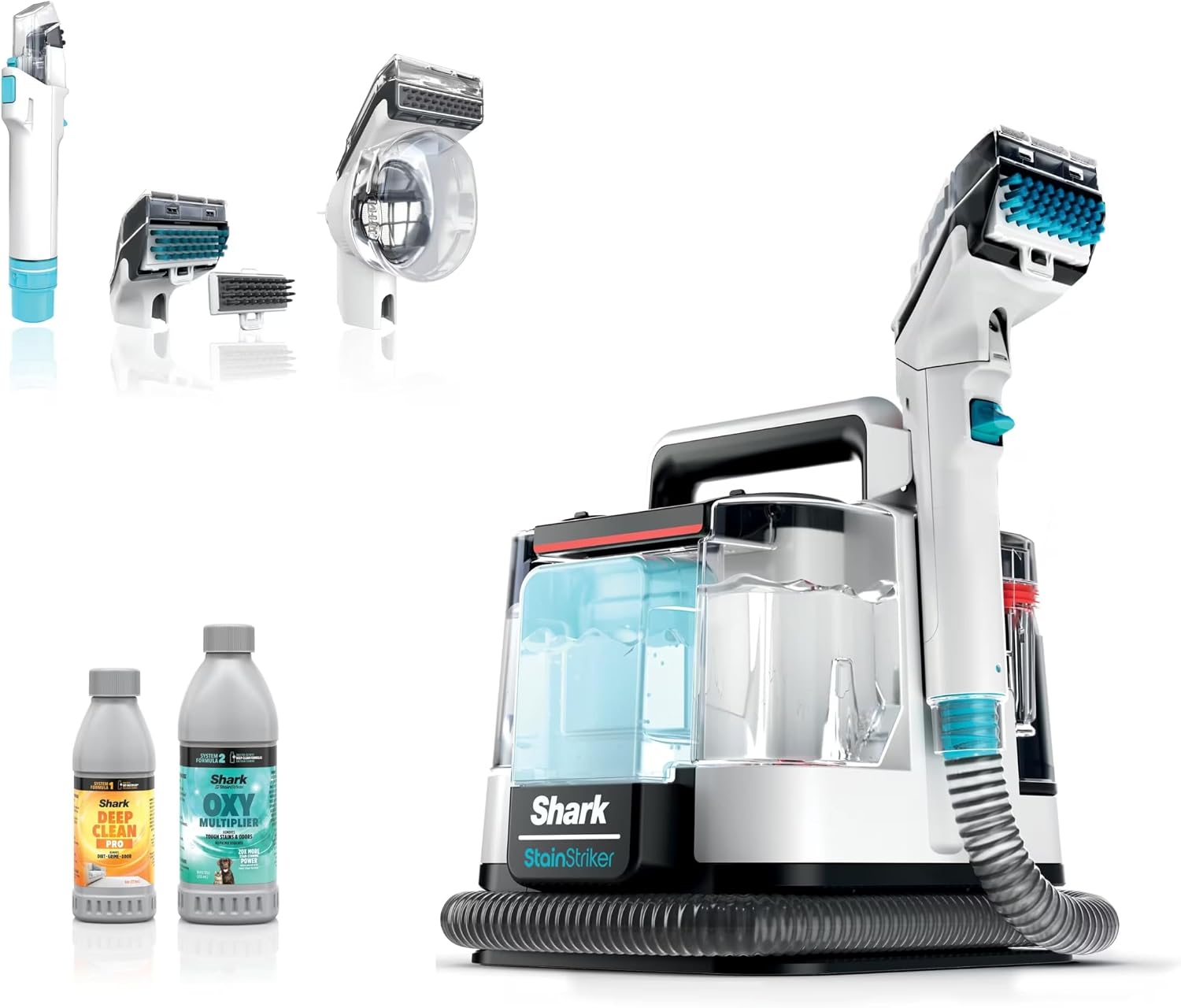 Shark PX201 StainStriker Portable Carpet & Upholstery Cleaner, Spot, Stain, & Odor...